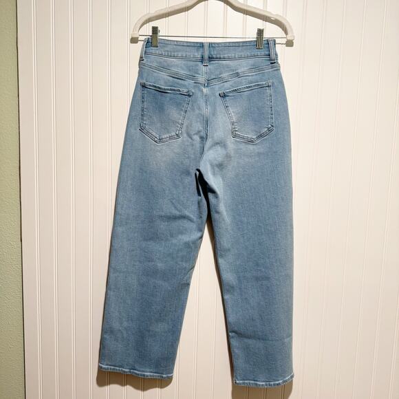 Quince Bella Stretch Patch Pocket Wide Leg Jeans Size 27 - Picture 5 of 6